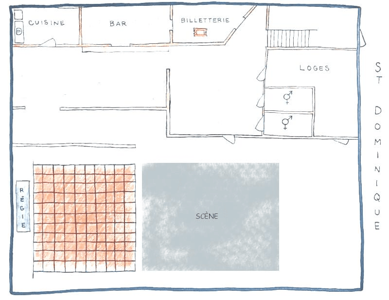 La Chapelle - Plan de salle